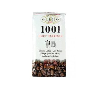 Café moulu 1001 – goût Espresso – 250g