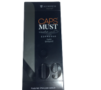 Café Espresso CAPS MUST – N9 – 10 capsules