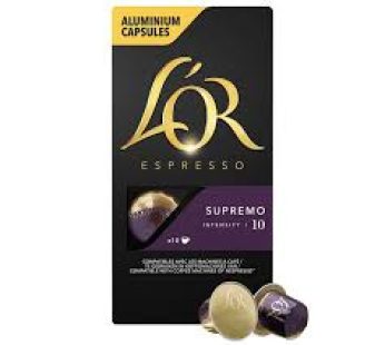 Café L’Or Espresso – Supremo – Intensité 10 – 10 capsules