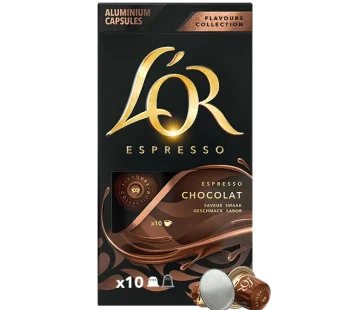 Café L’Or Espresso – chocolat – Intensité 8 – 10caps