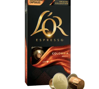 Café  L’Or Espresso – Colombia – intensité 8 – 10pcs