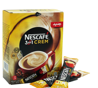 Café soluble Nescafé 3 en 1 cream – 18 sticks