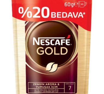 Café soluble Nescafé Gold – sachet 60g