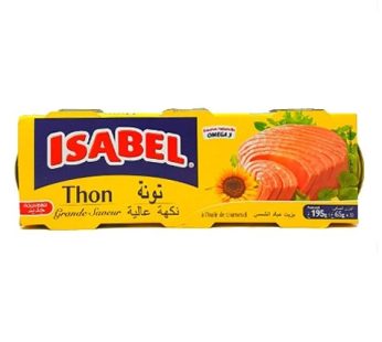 Thon à l’huile de tournesol Isabel – 65gx3