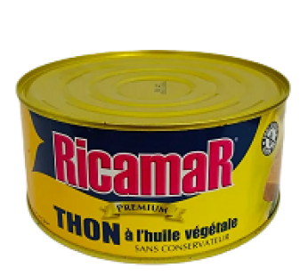 Thon à l’huile végétale Ricamar – 900g