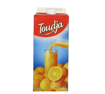 Boisson fruitée Toudja – Orange – paqu.2L