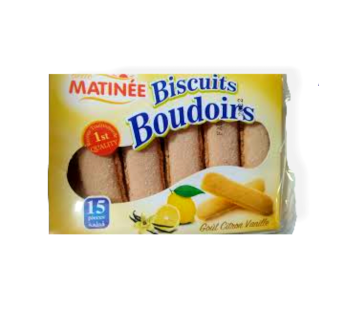 Biscuits boudoirs Belle Matinée – Vanille Citron – 15 pcs