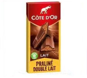 Chocolat au lait Cote  D’Or – Praliné double lait – 200g