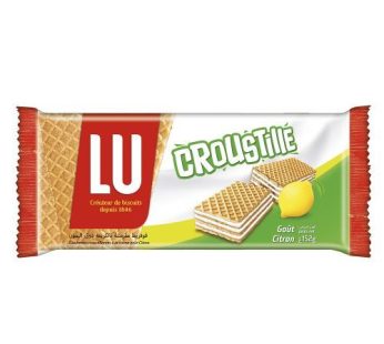 Gaufrettes Croustille LU – citron – 152g