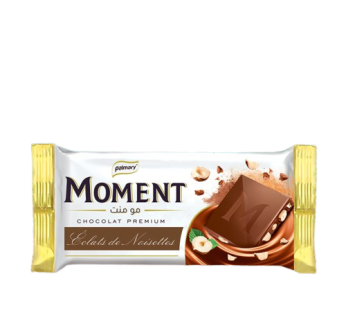 Chocolat Moment – éclats de noisettes – 100g