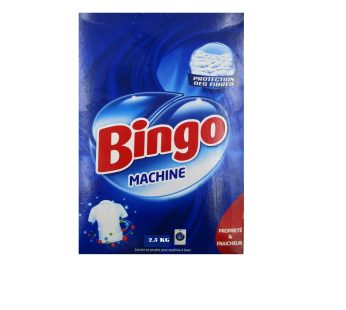 Lessive en poudre Bingo machine – Propreté et Fraîcheur – 2.5kg