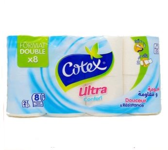 Papier hygiénique Cotex Ultra confort- 8 pcs