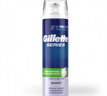 Mousse de rasage Gillette Series – Sensitive – 200ml