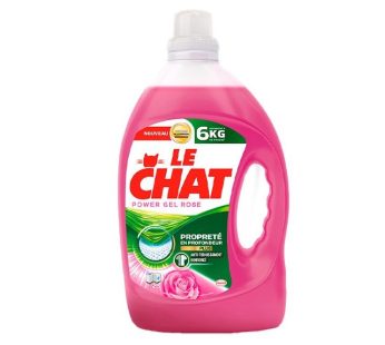 Liquide linge Le Chat Power gel – Rose – 2.5L