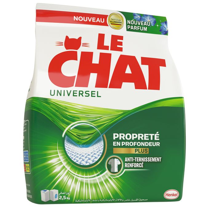 Lessive Le Chat Universel - 2.5kg - Courses Net