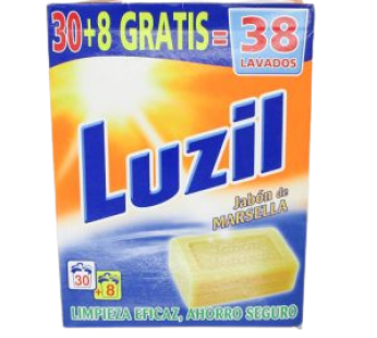 Luzil Color lessive en poudre – au savon de Marseille- 38 lavages