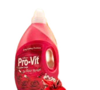 Liquide linge Pro-Vit  – Fleur rouge – 3L