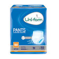 Couches culottes pour adultes Uni-Form Pants - Medium - 10pcs