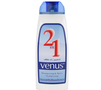 Shampooing Venus 2en1 – Tous types de cheveux – 245ml
