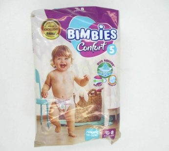 Couches bébé Bimbies -CONFORT JUNIOR – N5 – 8pcs