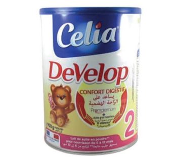 Lait Celia Develop  – Confort digestif – 2ème age  6 à 12 mois – 400g