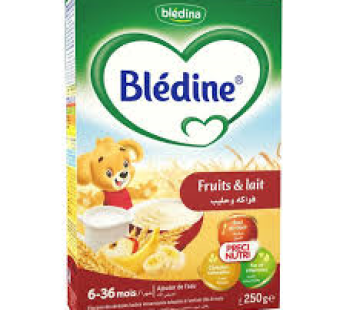 Farine Blédine – Fruits et Lait – 250g