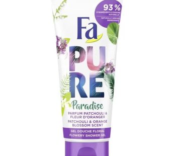 Gel douche Fa Pure Paradise – Patchouli et fleur d’oranger – tube 200ml- violet