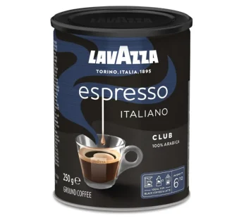 Café Lavazza Espresso Italiano Club – 250g – Boite métallique