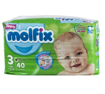 Couches bébé Molfix – N3 – 40pcs