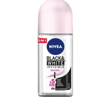Anti transpirant Nivea Black&White – Roll on – 60ml