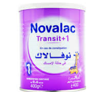 Lait Novalac transit + 1 – 1er age – 0 à 6 mois – 400g