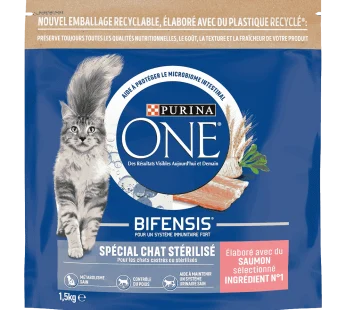 Croquettes pour chat stérilisé – Purina One – Bifensis – Saumon – 1.5kg