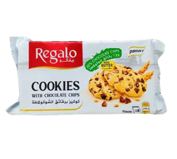 Cookies aux chocolat chips – Regalo – 200g