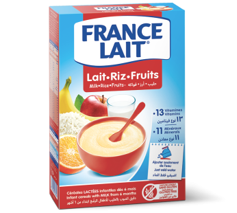 Farine France Lait – Lait Riz Fruits